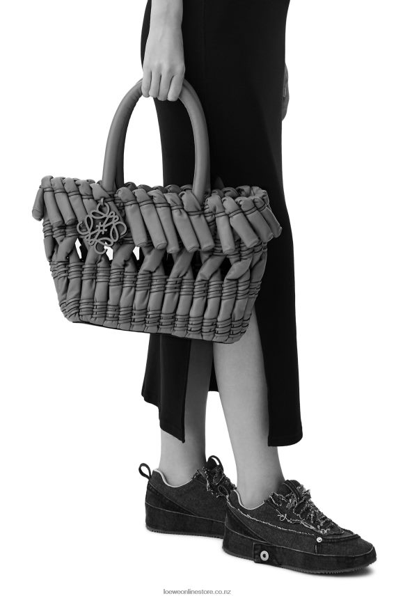 Loewe Women Small Tubular Basket in nappa lambskin Warm Desert LH60R93