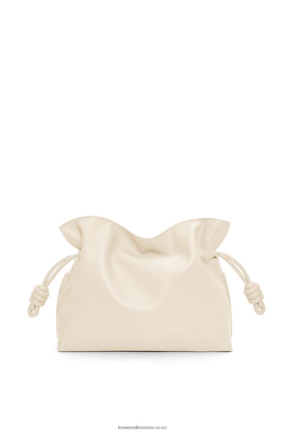 Loewe Women Flamenco clutch in nappa calfskin Angora LH60R355