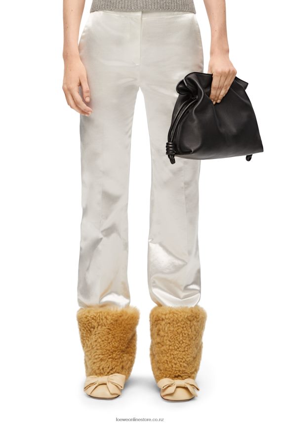 Loewe Women Flamenco clutch in nappa calfskin Black LH60R362