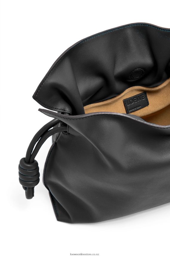 Loewe Women Flamenco clutch in nappa calfskin Black LH60R362