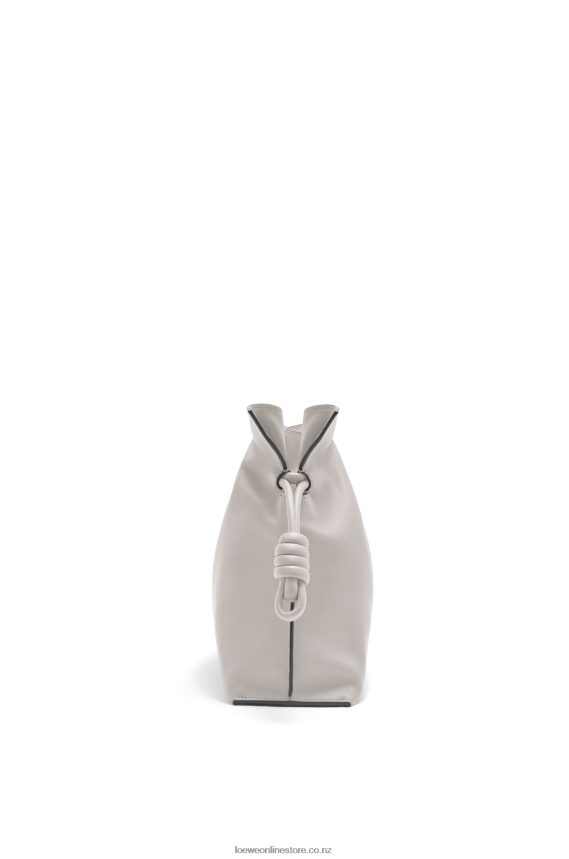 Loewe Women Flamenco clutch in nappa calfskin Ghost LH60R427