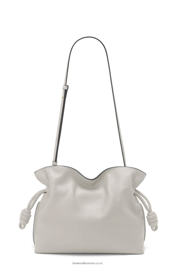 Loewe Women Flamenco clutch in nappa calfskin Ghost LH60R427