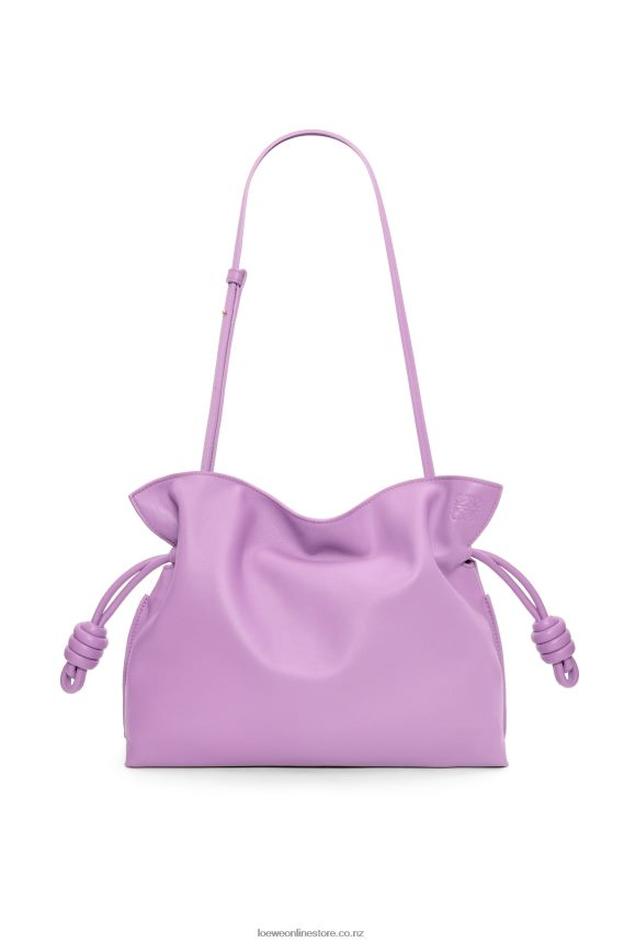 Loewe Women Flamenco clutch in nappa calfskin Guimauve LH60R357