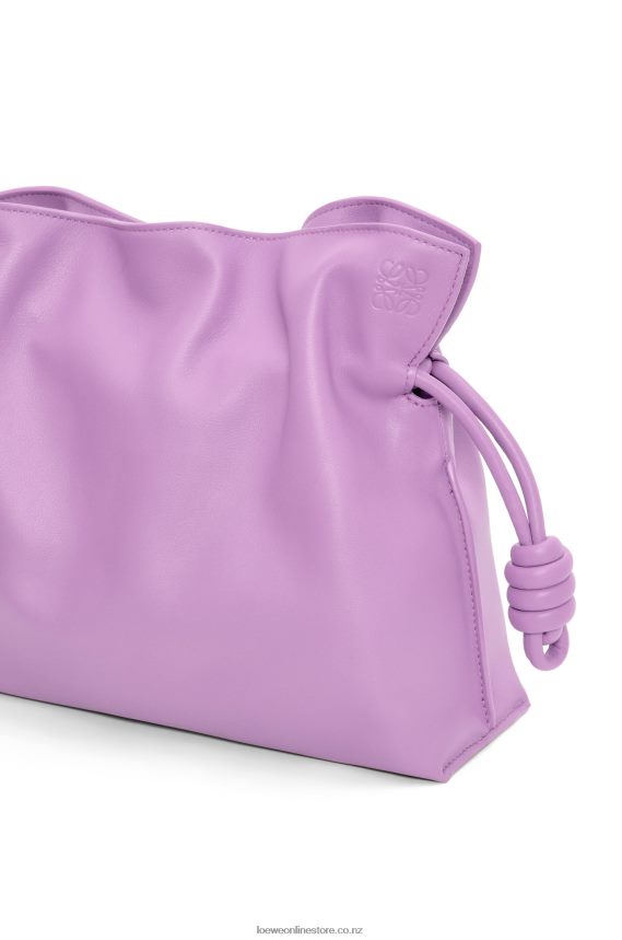 Loewe Women Flamenco clutch in nappa calfskin Guimauve LH60R357