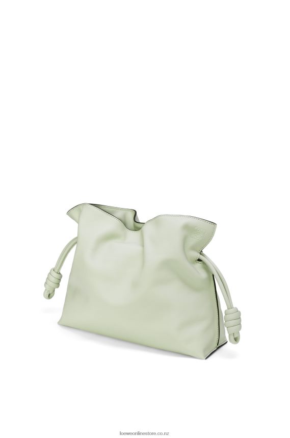 Loewe Women Flamenco clutch in nappa calfskin Light Celadon LH60R426