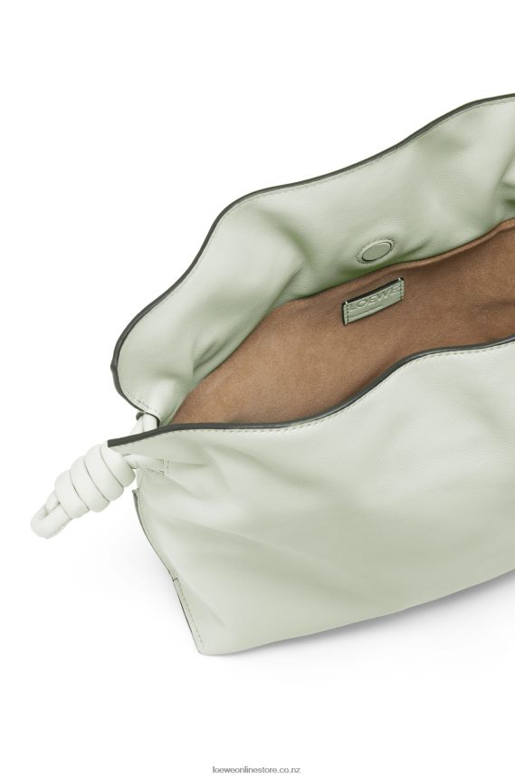 Loewe Women Flamenco clutch in nappa calfskin Light Celadon LH60R426