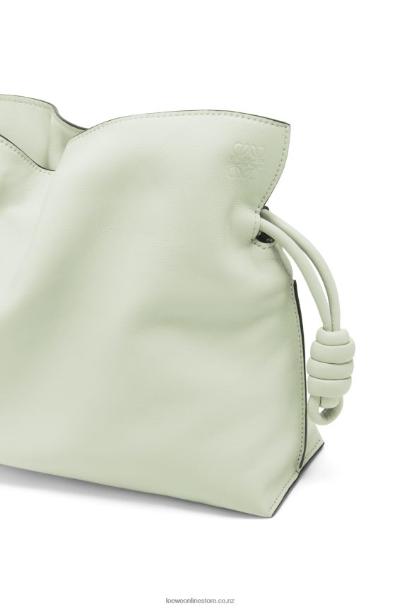 Loewe Women Flamenco clutch in nappa calfskin Light Celadon LH60R426