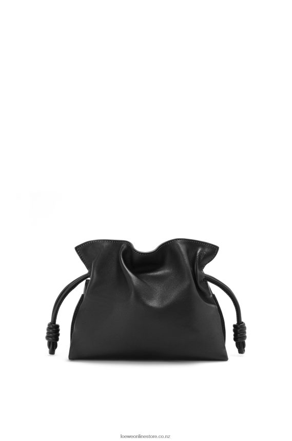 Loewe Women Mini Flamenco clutch in nappa calfskin Black LH60R206