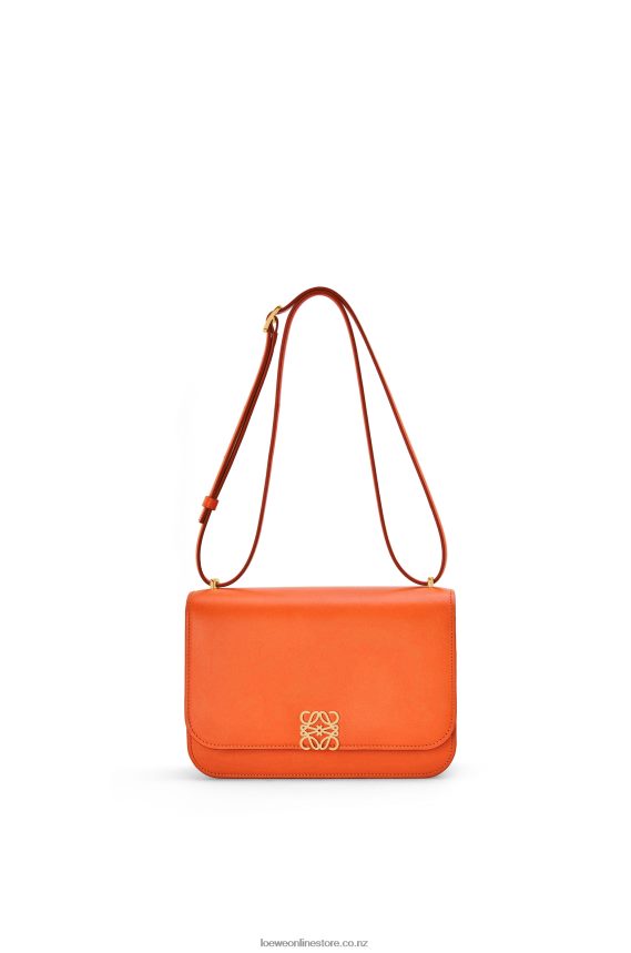 Loewe Women Goya bag in silk calfskin Orange LH60R494