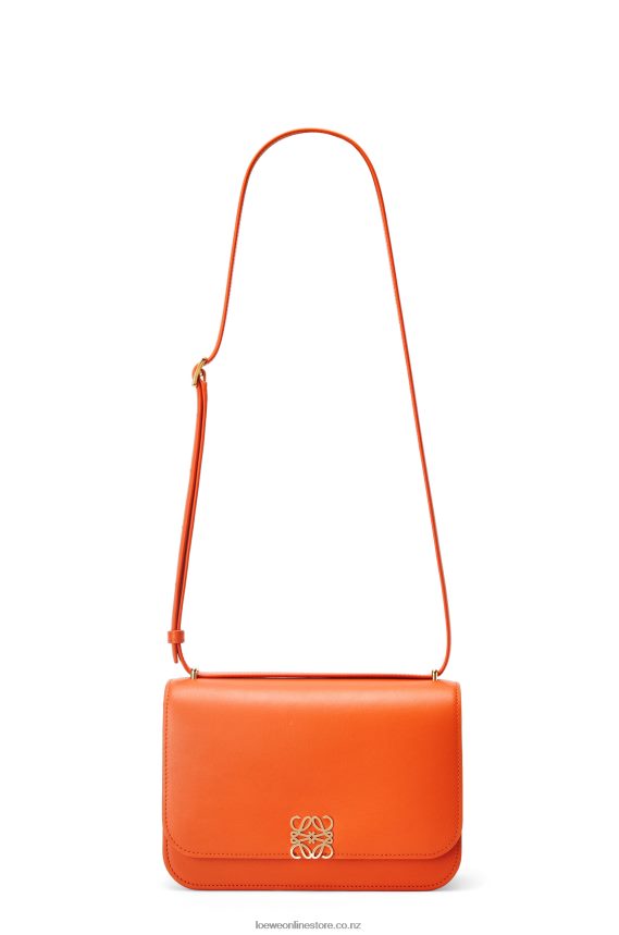 Loewe Women Goya bag in silk calfskin Orange LH60R494