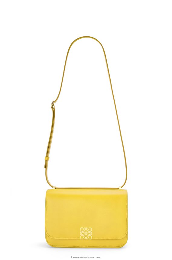 Loewe Women Goya bag in silk calfskin Yellow LH60R302