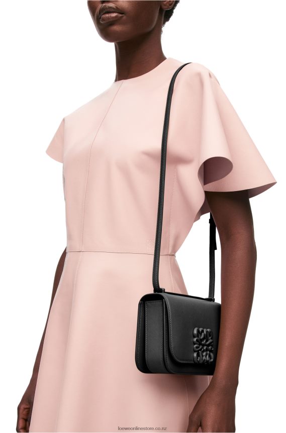 Loewe Women Small Goya bag in silk calfskin Black LH60R456