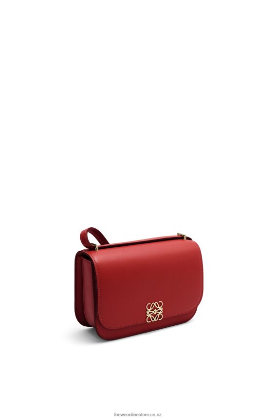 Loewe Women Small Goya bag in silk calfskin Deep Red LH60R308