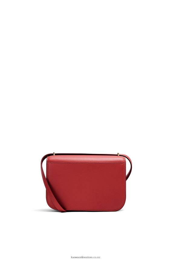 Loewe Women Small Goya bag in silk calfskin Deep Red LH60R308