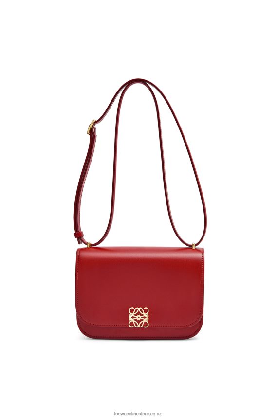 Loewe Women Small Goya bag in silk calfskin Deep Red LH60R308