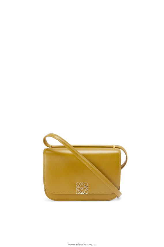 Loewe Women Small Goya bag in silk calfskin Ochre LH60R496