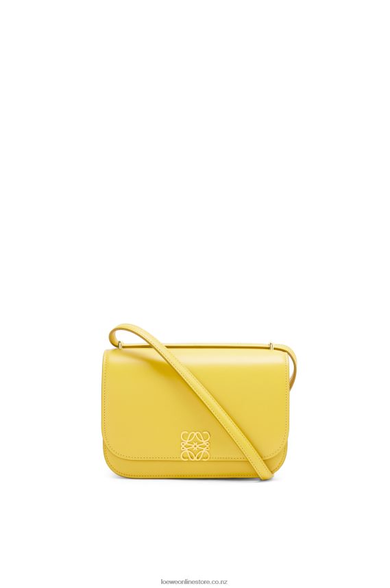 Loewe Women Small Goya bag in silk calfskin Yellow LH60R304