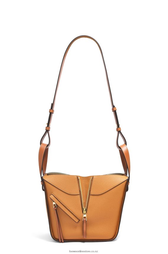 Loewe Women Compact Hammock bag in soft grained calfskin Light Caramel LH60R407