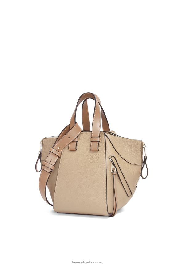 Loewe Women Compact Hammock bag in soft grained calfskin Sand LH60R344