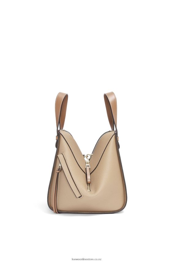 Loewe Women Compact Hammock bag in soft grained calfskin Sand LH60R344