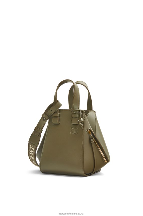 Loewe Women Compact Hammock in satin calfskin Tea Dust Glaze LH60R431