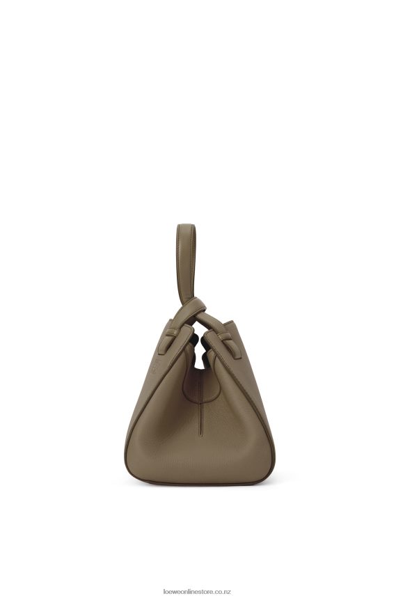 Loewe Women Hammock Nugget bag in soft grained calfskin Laurel Green LH60R500