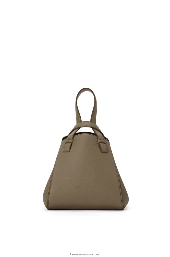 Loewe Women Hammock Nugget bag in soft grained calfskin Laurel Green LH60R500
