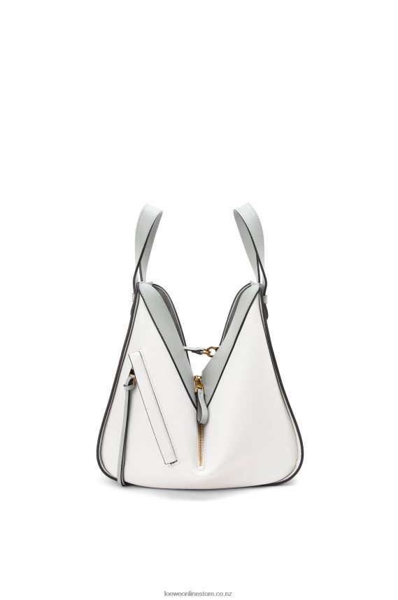 Loewe Women Small Hammock bag in classic calfskin Ash Grey/Marble Green LH60R514