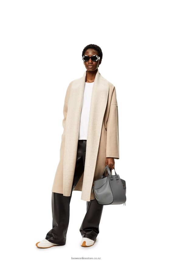 Loewe Women Small Hammock bag in soft grained calfskin Asphalt Grey LH60R502