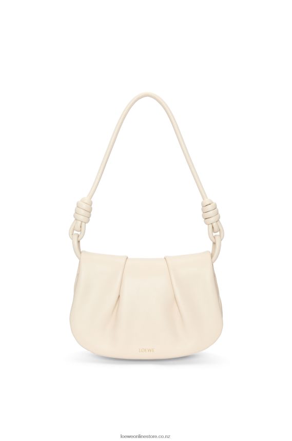 Loewe Women Paseo satchel in shiny nappa calfskin Angora LH60R336