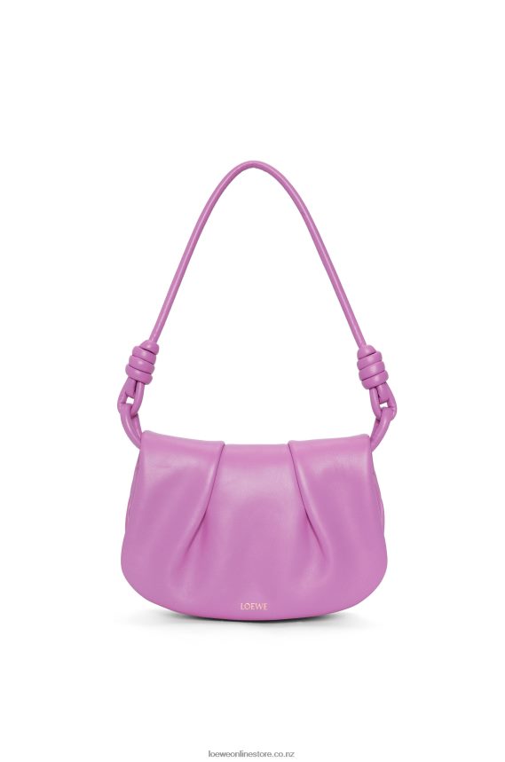 Loewe Women Paseo satchel in shiny nappa calfskin Rockrose LH60R335