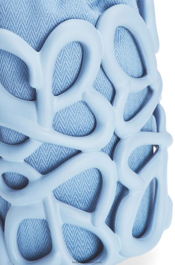 Loewe Women Anagram inflated pocket in light foam rubber Dusty Blue LH60R576