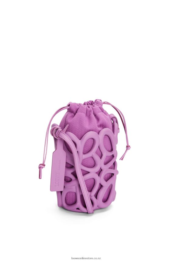 Loewe Women Anagram inflated pocket in light foam rubber Rockrose LH60R577