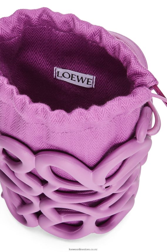 Loewe Women Anagram inflated pocket in light foam rubber Rockrose LH60R577