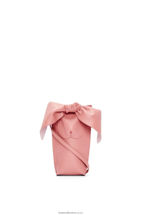 Loewe Women Bunny pocket in classic calfskin Peach Bloom LH60R621