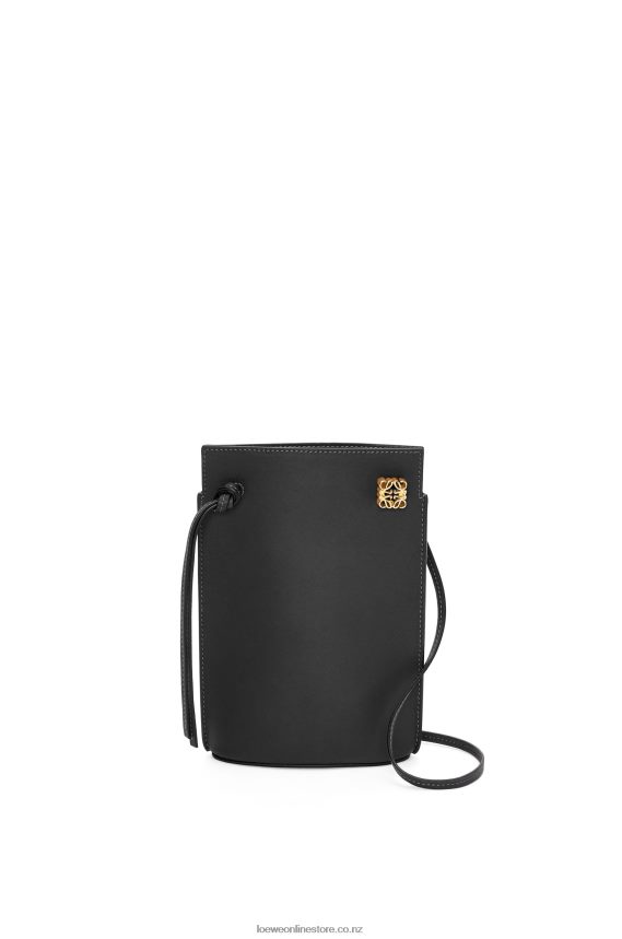 Loewe Women Dice pocket in classic calfskin Black LH60R575
