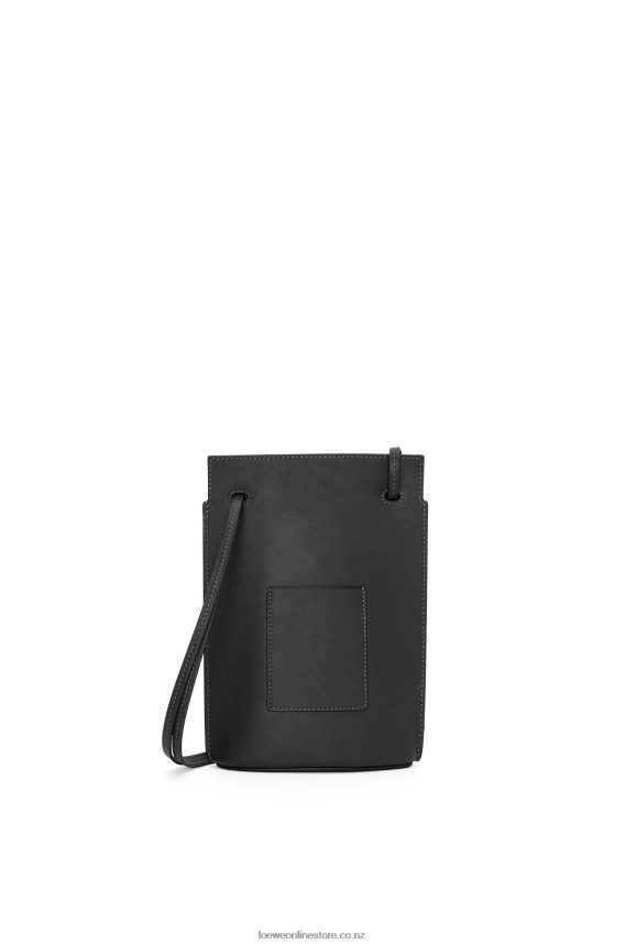 Loewe Women Dice pocket in classic calfskin Black LH60R575