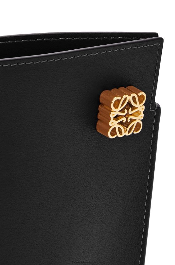 Loewe Women Dice pocket in classic calfskin Black LH60R575