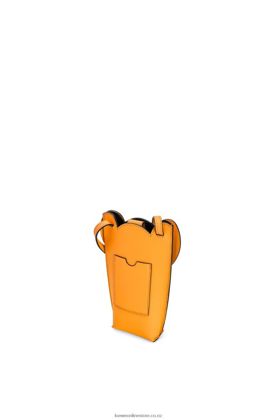 Loewe Women Elephant Pocket in classic calfskin Mandarin LH60R616