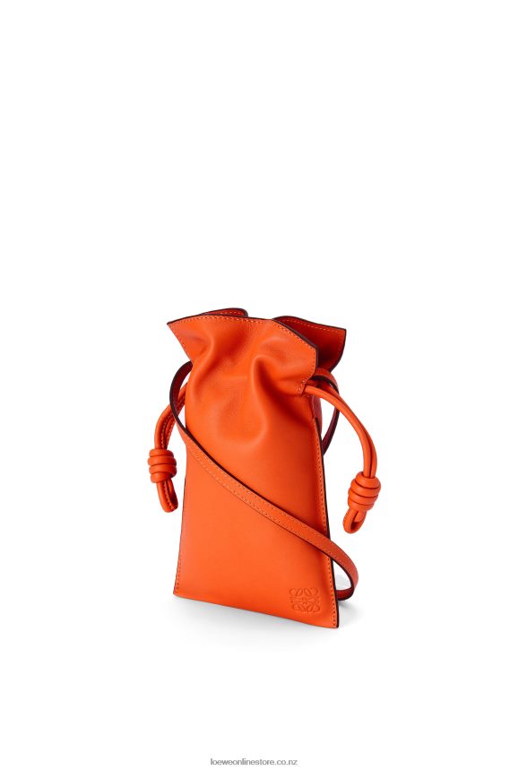 Loewe Women Flamenco Pocket in nappa calfskin Orange LH60R599