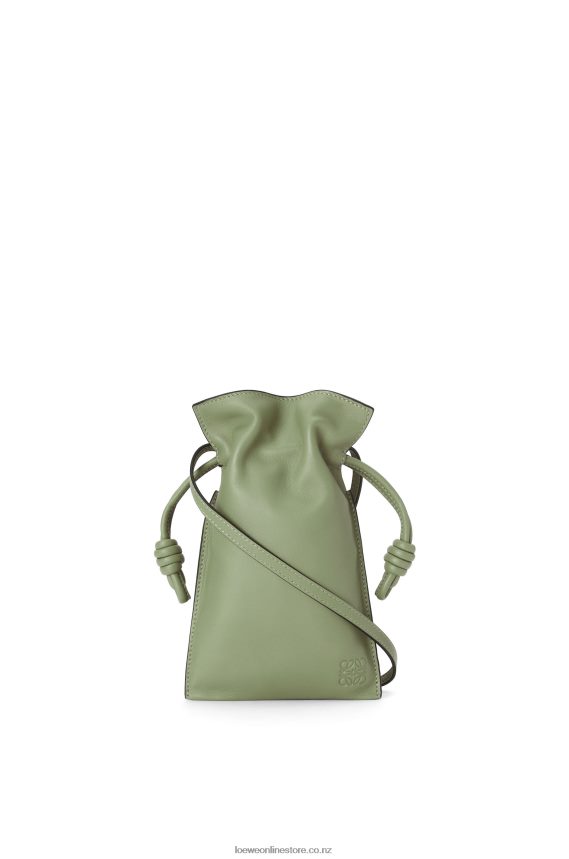 Loewe Women Flamenco Pocket in nappa calfskin Rosemary LH60R293