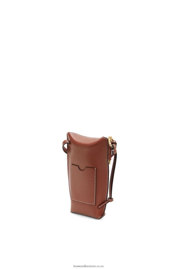 Loewe Women Gate Pocket in soft calfskin Rust LH60R606