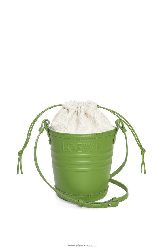 Loewe Women Jardinier pocket in calfskin Spring Green LH60R228