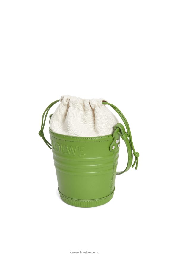 Loewe Women Jardinier pocket in calfskin Spring Green LH60R228