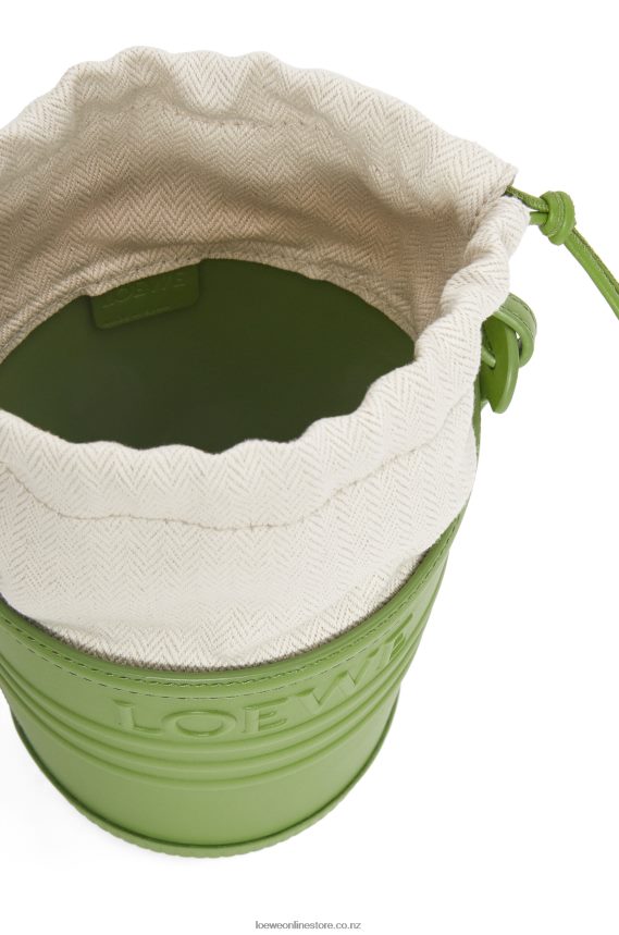 Loewe Women Jardinier pocket in calfskin Spring Green LH60R228