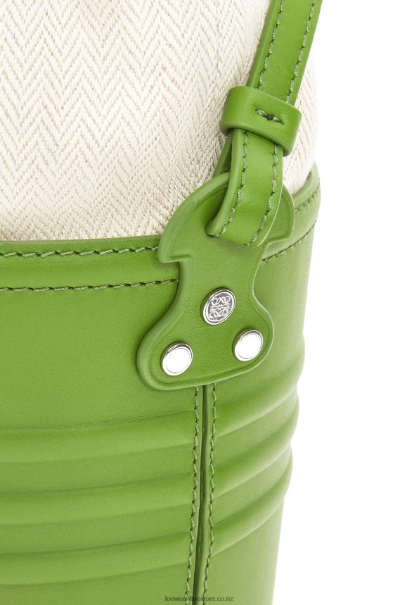 Loewe Women Jardinier pocket in calfskin Spring Green LH60R228