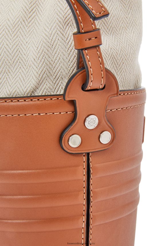 Loewe Women Jardinier pocket in calfskin Tan LH60R227