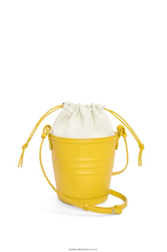 Loewe Women Jardinier pocket in calfskin Yellow LH60R230