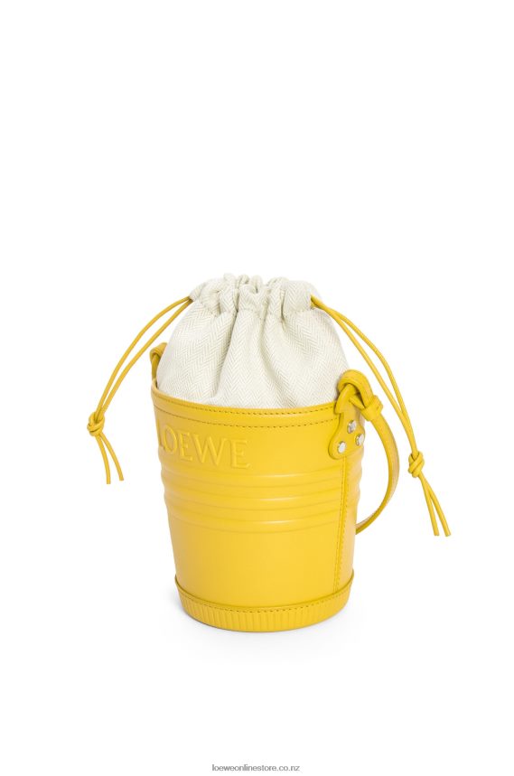 Loewe Women Jardinier pocket in calfskin Yellow LH60R230