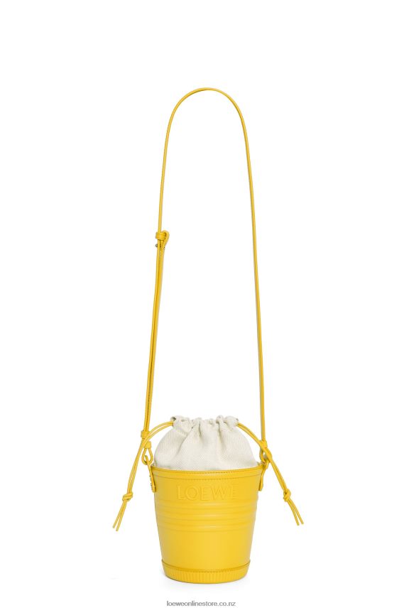 Loewe Women Jardinier pocket in calfskin Yellow LH60R230
